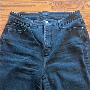 Ann Taylor Hugh rise straight curvy fit jeans size 10 #15